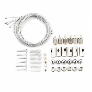   Asalite LED panel függesztő drót sodrony szett (120x30cm) 6db-os
