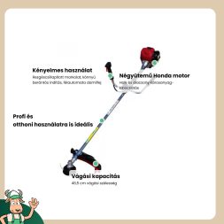 AGT benzines fűkasza 3528B Honda GX35