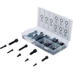 BGS hengeresfejű csavar készlet belső hatszögletű 106 darabos