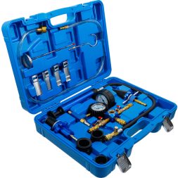 BGS hűtőrendszer nyomásmérő és töltőszerszám-készlet 13 darabos