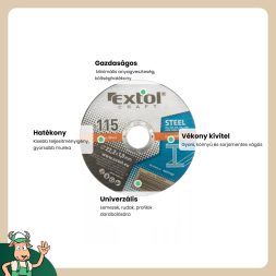 Extol Craft vágókorong fémhez 125×1,0×22,2mm