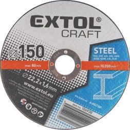 Extol Craft vágókorong fémhez 115×1,6×22,2mm