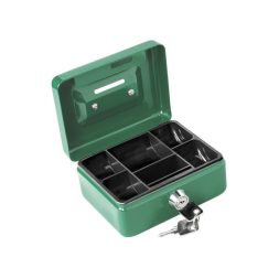 Extol Craft pénzkazetta, 2db kulccsal, változó színekben, festett acél 125×95×55/0,8mm