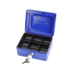 Extol Craft pénzkazetta, 2db kulccsal, változó színekben, festett acél 152×118×80/0,8mm