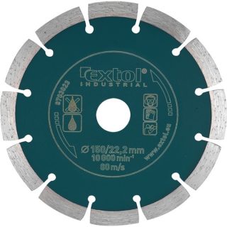   Extol Industrial gyémánt vágókorong, ipari korong, szegmenses 150mm, száraz vágásra
