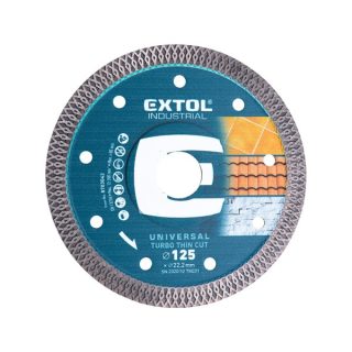   Extol Industrial gyémánt vágókorong, ipari korong, TURBO, 150×22,2mm
