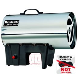 Einhell akkus hőlégfúvó 18 V GE-HG 18/370 Niro Li-Solo Akku és töltő nélkül