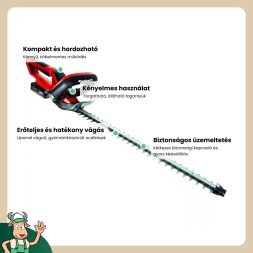 Einhell akkus sövényvágó 18 V GE-CH 1855/1 Li Kit 2,5 Ah akkuval és töltővel
