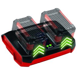 Einhell akku 2x gyorstöltővel 18 V 2x4 Ah Power X-Change & Twincharger Kit