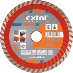 Extol Premium gyémánt vágókorong TURBO gránit/kerámia 150×22,2mm, max.10.200 ford/perc