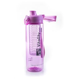 Smoothie/juice palack, 600 ml, lila