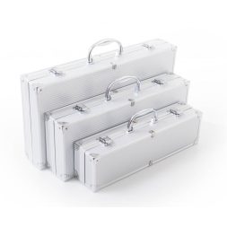 Grillező eszközkészlet 5 részes, alumínium bőrönd