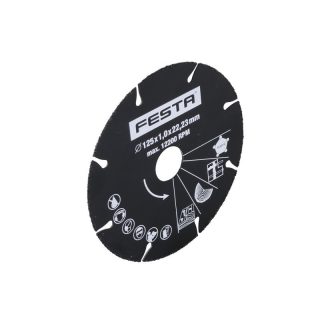   Festa univerzális gyémánt vágókorong 125 x 1,0 x 22,2 mm szegmentált
