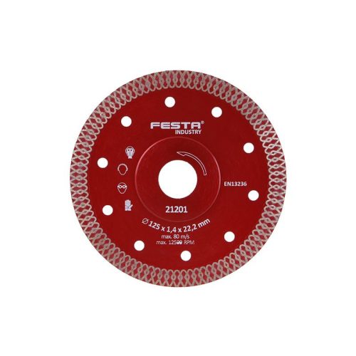 Festa gyémánt vágókorong 125 x 1,4 x 22,2 mm folytonos
