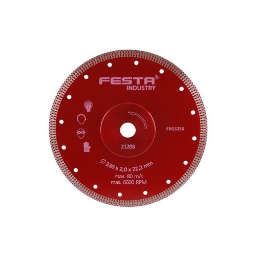 Festa gyémánt vágókorong 200 x 2,0 x 25,4 mm turbo
