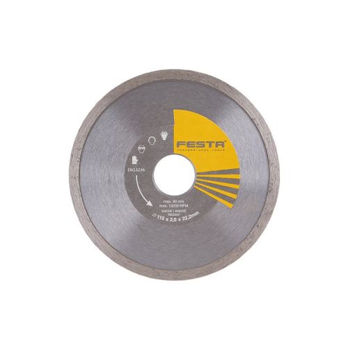Festa gyémánt vágókorong 115 x 2,0 x 22,2 mm folytonos
