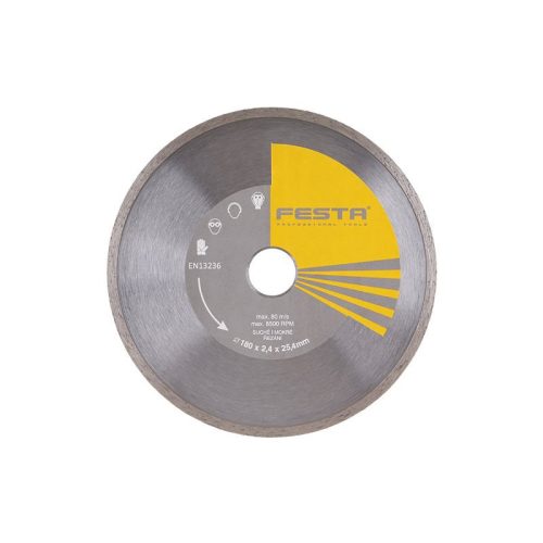 Festa gyémánt vágókorong 180 x 2,4 x 25,4 mm folytonos
