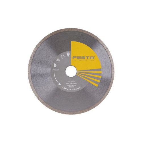 Festa gyémánt vágókorong 200 x 2,4 x 25,4 mm folytonos
