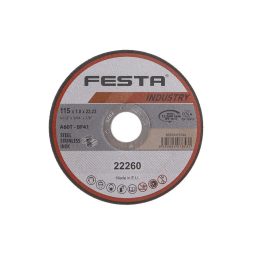 Festa vágókorong fémre 115 x 1,0 x 22,2 mm INDUSTRY