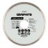 Graphite gyémánt vágókorong, 125 x 22,2 mm, nedves