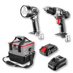 Graphite akkus gépkészlet 18V, fúró, lámpa, táska, akku 2Ah, töltő 2A