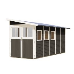 Karibu fából készült kerti ház Wandlitz 5 (73075) terragrau