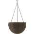 KETER HANGING SPHERE PLANTER MŰRATTAN VIRÁGCSERÉP - Sötétbarna