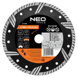 Neo gyémánt vágókorong 180x22,2x2,8 mm, turbo