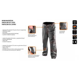 Neo munkanadrág többfunkciós zsebbel M/50