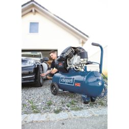 Scheppach kéthengeres olajkenésű kompresszor, 10 bar, 100 l HC 120 dc