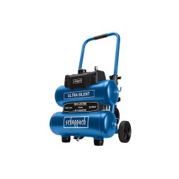 Scheppach ultracsendes olajmentes kéthengeres kompresszor 20 literes HC 20 Si Twin