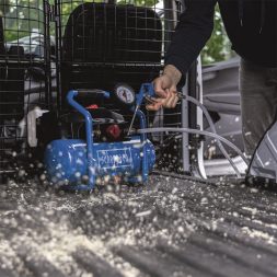 Scheppach akkus olajmentes kompresszor, 6 l, IXES 20 V (akku és töltő nélkül) C-ACT160/6-X