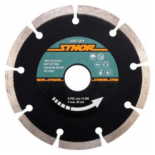   Sthor gyémánt vágókorong 125x2x7x22,2x1,2 mm szegmentált
