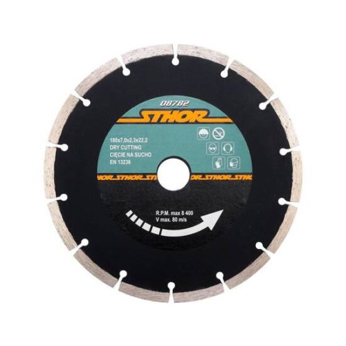   Sthor Gyémánt vágókorong 180x2,3x7x22,2x1,6 mm szegmentált
