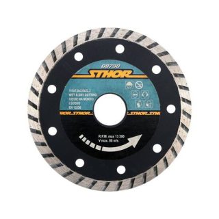 Sthor gyémánt vágókorong, turbo 115x7x2x22,2x1,2 mm
