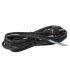 Steck flexo kábel, fekete, 5 m, gumi
