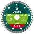 Verto gyémánt vágókorong 125 mm turbo