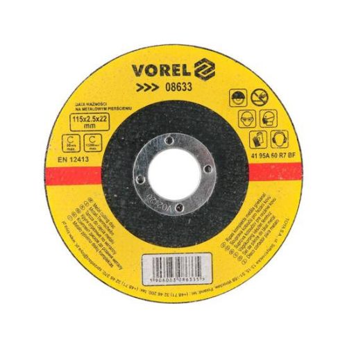 Vorel fémvágó korong 115x2,5x22 mm
