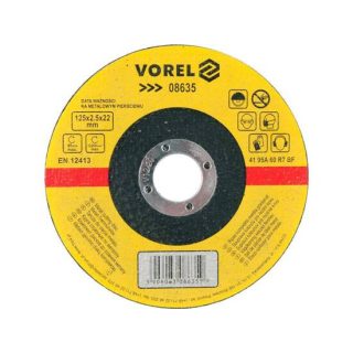 Vorel fémvágó korong 125x2,5x22 mm
