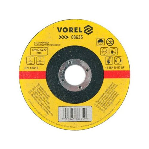 Vorel fémvágó korong 125x2,5x22 mm

