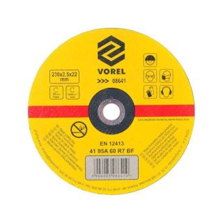 Vorel fémvágó korong 230x2,5x22 mm
