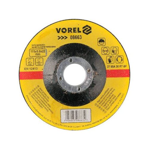 Vorel fémvágó korong 115x6x22 mm
