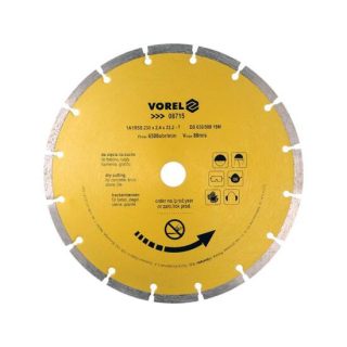 Vorel gyémántvágó korong 230 mm, szegmentelt
