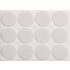 Vorel Öntapadós csúszásgátló alátét bútorokhoz kerek fehér 28 mm (12 db/cs)