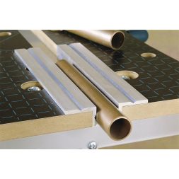 Wolfcraft satupofa 2db, alumínium, kör keresztmetszetű munkadarab befogásához, munka- és gépasztalokhoz