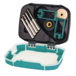 Wolfcraft gyémántfúró készlet ceramic, vezetővel, 5, 6, 8, 10 mm, műanyag dobozban