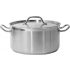 Yato Gastro Alacsony Fazék fedővel 32x16cm 12,9l inox