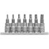 Yato Torx bit 7 részes 5-ágú dugókulcs készlet lyukas 1/4" T10-T40 CrV