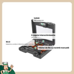 Yato csőmenetmetsző készlet 7 részes (1/4 - 5/4")