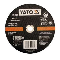Yato vágókorong fémre 230 x 2,0 x 22 mm